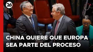 🔴 CHINA quiere que EUROPA sea parte del PROCESO DE PAZ en UCRANIA