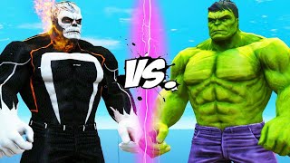 GTA 5 The Hulk vs Ghost Rider