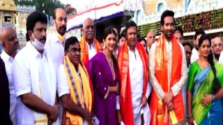 Manchu Vishnu: ప్రకాశ్‌ రాజ్ ప్యానల్‌ రాజీనామా లేఖలు అందలేదు: ‘మా’ అధ్యక్షుడు మంచు విష్ణు | Tirumala