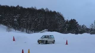 250209 飯綱スノーモーターパーク NEXUS 雪上走行会 1703 アルト白