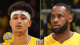 Is Kyle Kuzma a questionable fit with LeBron James and Anthony Davis on the Lakers? | The Jump