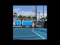 Iga Swiatek serve slow-motion AO 2023