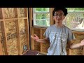 how to insulate floor of enclosed deck outdoor shed or workshop by installing foam between joists p1