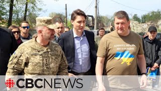 Prime Minister Justin Trudeau visits Ukraine