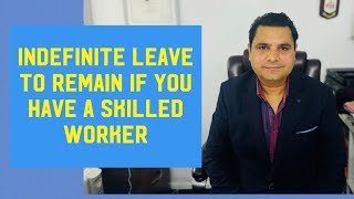 Time spent outside the UK on skilled workers visa, indefinite leave to remain on skilled worker,