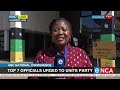 ANC National Conference | Top 7 officials urged to unite party