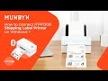 How to Connect MUNBYN RealWriter 130 Bluetooth Shipping Label Printer to Windows