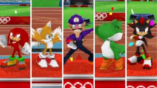 Mario & Sonic at the Olympic Games - All Character Winning Animations (NDS)
