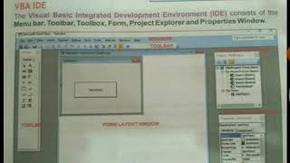Tools in Visual basic for class 9- part 1