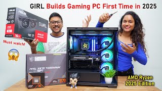 Gamer GIRL Builds a Gaming PC First Time in 2025... This was fun 😂