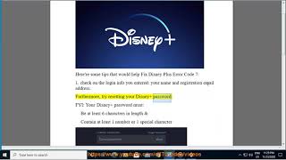 Fix Disney Plus Error Code 7