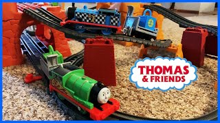 Thomas and Percy Cargo Race Set NEW Fun Motorized Train Set (Trackmaster)