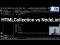 Difference Between NodeList and HTMLCollection @technical_glitch
