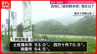 【線状降水帯が発生】5つの市と町に避難指示  現在の高知・香南市の様子は…