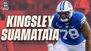 BREAKING: Chiefs Select OT Kingsley Suamataia | Highlights on Patrick Mahomes' Newest Protector 👀