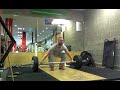 80kg x 5 muscle snatch