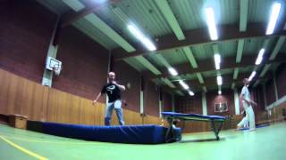 Some front-flip variations