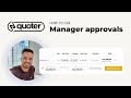 Manager Approvals | Quoter