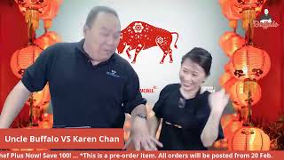 Uncle Buffalo LIVE Cooking Show - Lunar New Year Special Edition with Karen Chan