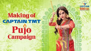 The Making of Pujo Campaign with Nusrat Jahan | Captain TMT