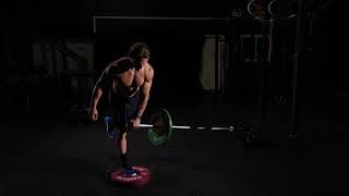 Deficit Landmine Single Leg RDL