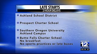 School delays and closures for March 4