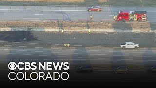 I-25 closed in Northern Colorado after crash early Wednesday morning
