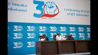 Perezida Kagame yasabye abanyamuryango ba FPR Inkotanyi kwirinda kwishimagiza