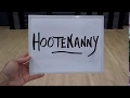 60sec Scoot : HOOTENANNY  Line Dance Lesson