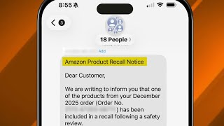 How to avoid falling victim to a recall text scam