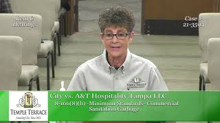 Temple Terrace Municipal Code Enforcement Board 11-10-21