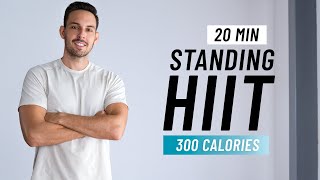20 MIN HIIT CARDIO Workout - ALL STANDING - Full Body, No Equipment, No Repeats