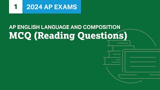 1 | MCQ (Reading Questions) | Practice Sessions | AP English Language and Composition