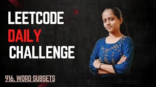 Leetcode | 916 Word Subsets | Java | Frequency Count | DSA