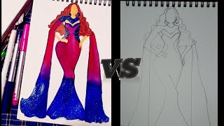 How to Draw a Beautiful Dress (The Easy Way!)