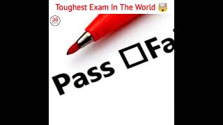 Toughest Exam In The World 🤯| Amazing Facts 😱| Random Facts 😳| #shorts #facts #trending