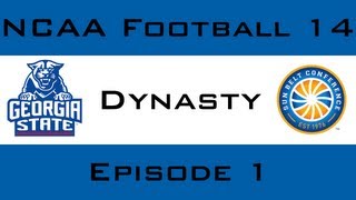 NCAA Football 14 Georgia State Dynasty | EP1 | The Beginning