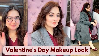 Valentine's day Makeup Look / Smudged kajal look / SWATI BHAMBRA