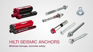 INTRODUCING Hilti seismic anchor solutions