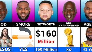 LeBron James VS Micheal Jordan VS Stephen Curry