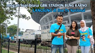 ratusan puluh sound utama di dalam stadion gbk spek presiden || loading aksesnya horor 🔥