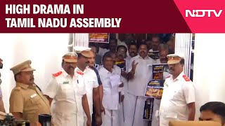 Tamil Nadu Assembly | High Drama In TN Assembly Amid Opposition Protests On Anna University Case