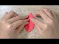 【折り紙】立体！ コロンと可愛いだるまの作り方 how to make an origami daruma