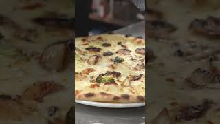 생치즈 듬뿍! 버섯 크림피자┃Mushroo Cream Cheese Pizza┃#shorts