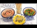 Hummus Remolacha • Zanahoria • Tomate y Albahaca