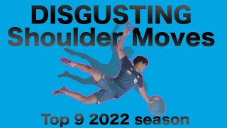 Top 9 NASTIEST Shoulder Moves Bouldering Finals | 2022 Season