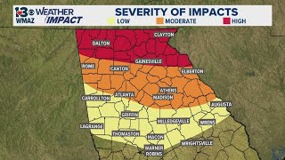 Here's how winter storms across the southeast will impact Central Georgia
