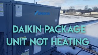 Daikin RTU not heating