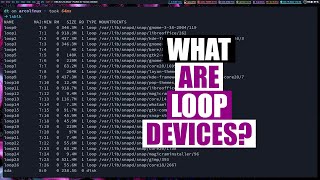 What Are All These Loop Devices? (Ubuntu/Snap Users Often Ask This.)