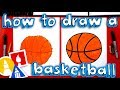 How To Draw A Basketball   For Young Artists!